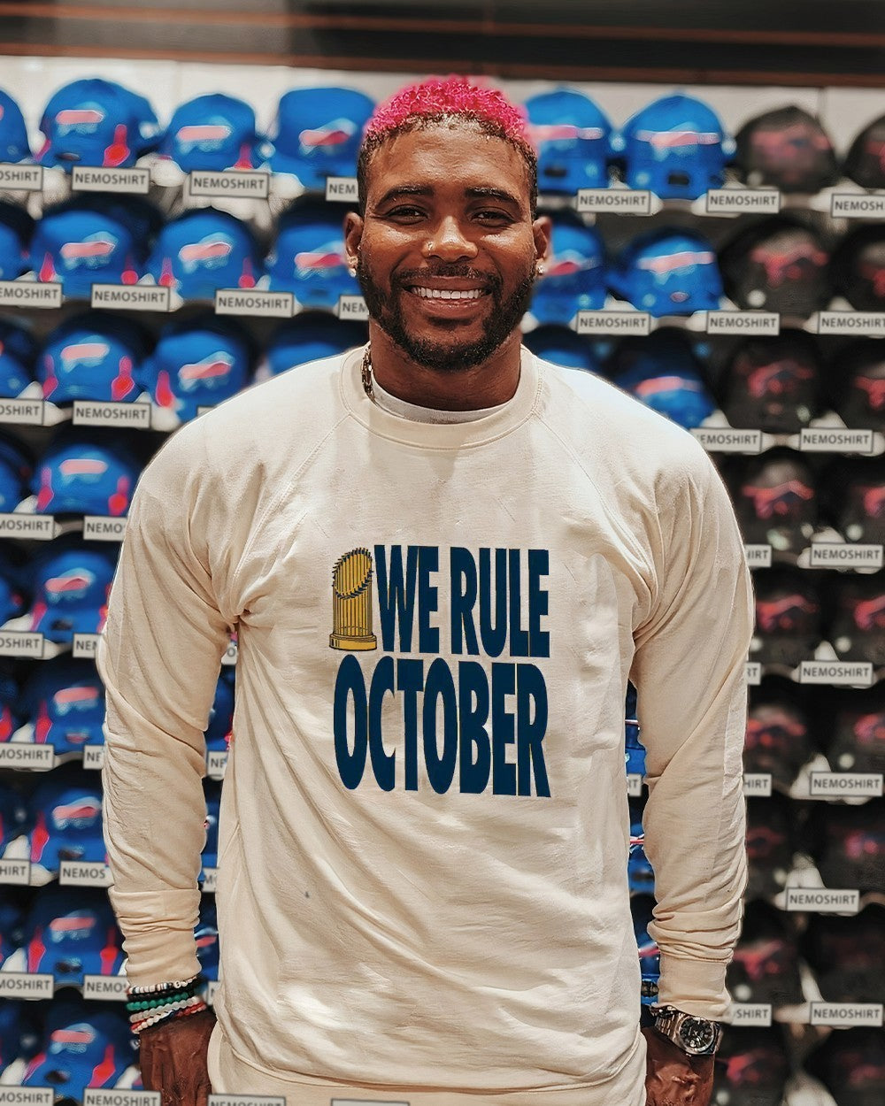 We rule October Los Angeles Dodgers - Adult & Kids T-Shirts, Sweatshirts & Hoodies apparel design preview 2