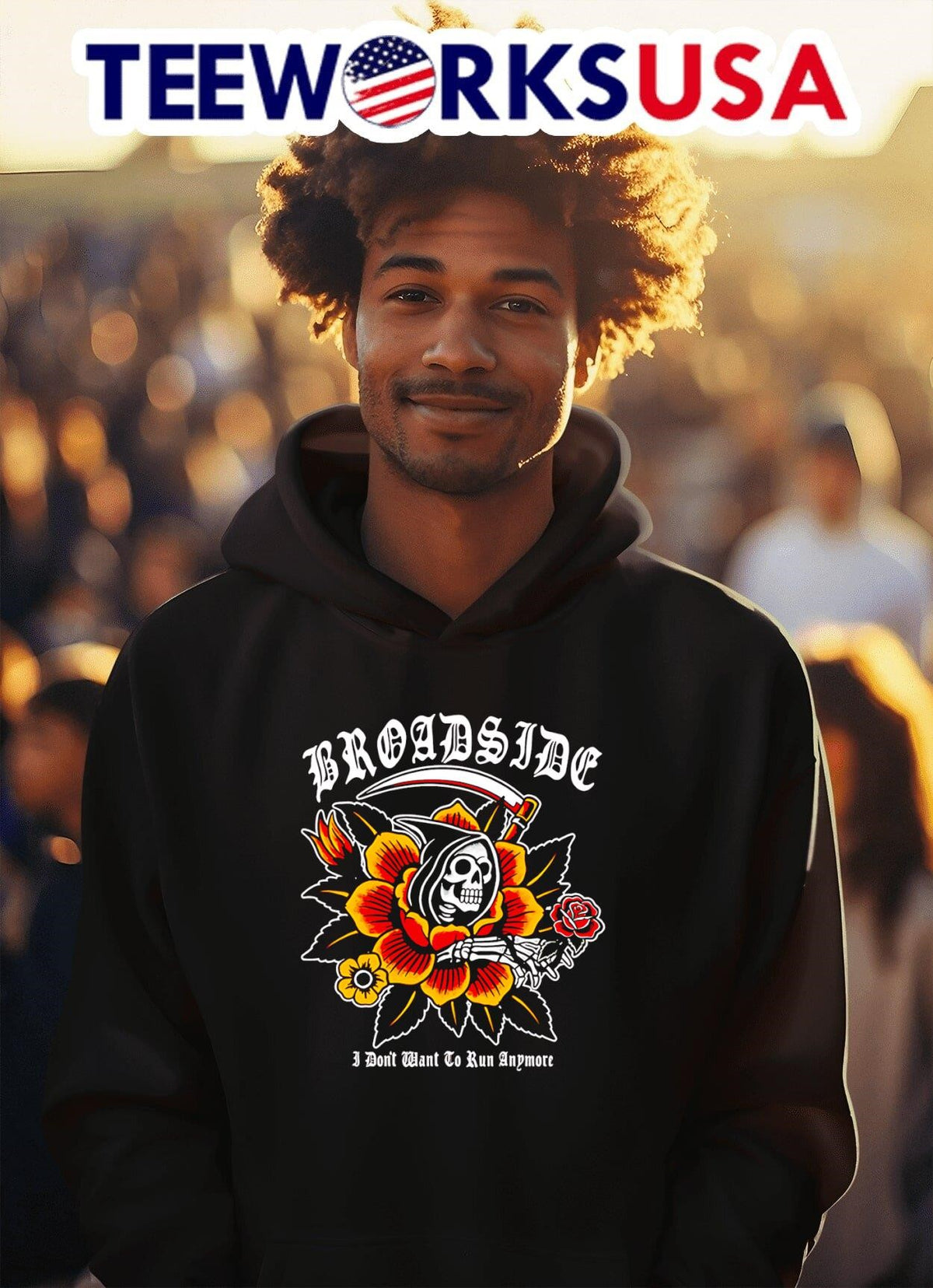 Broadside Traditional Reaper - Adult & Kids T-Shirts, Sweatshirts & Hoodies apparel design preview 2