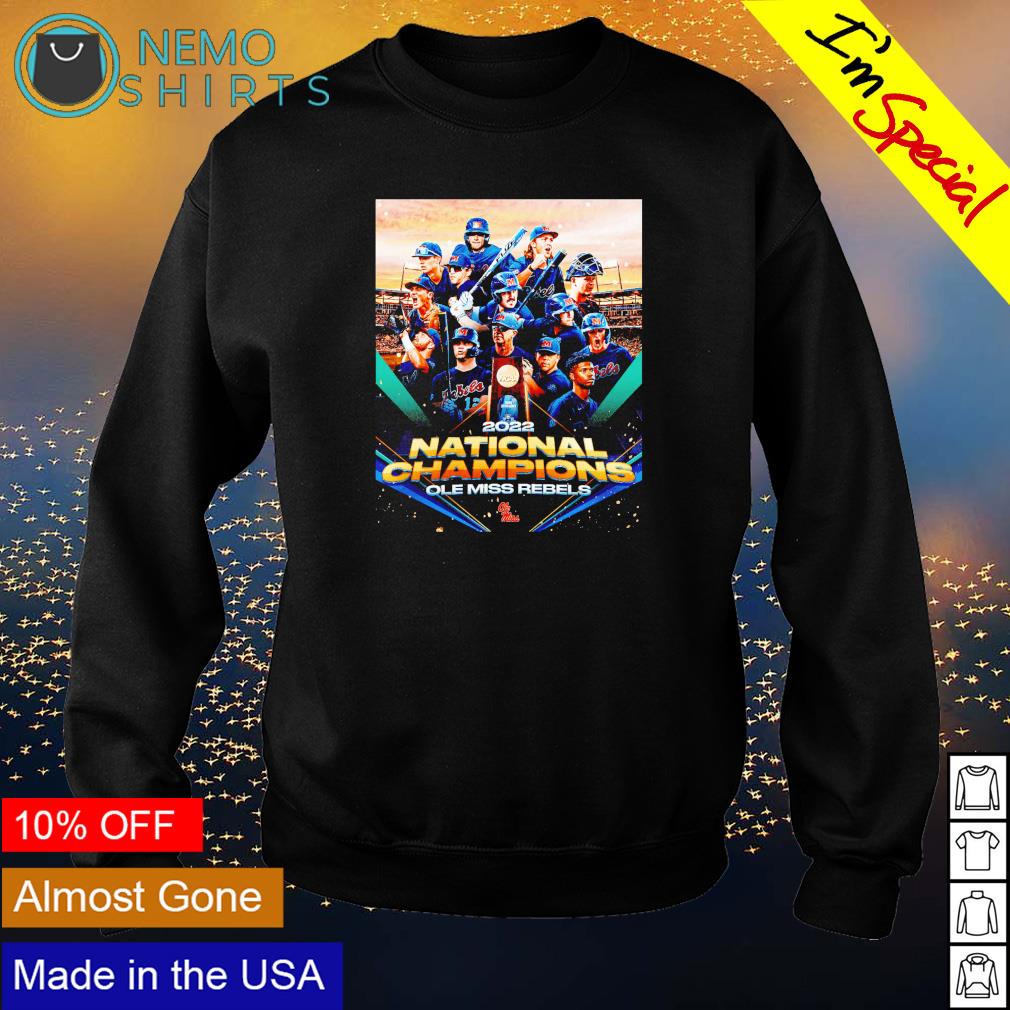 2022 national champions Ole Miss Rebels players - Adult & Kids T-Shirts, Sweatshirts & Hoodies apparel design preview 4
