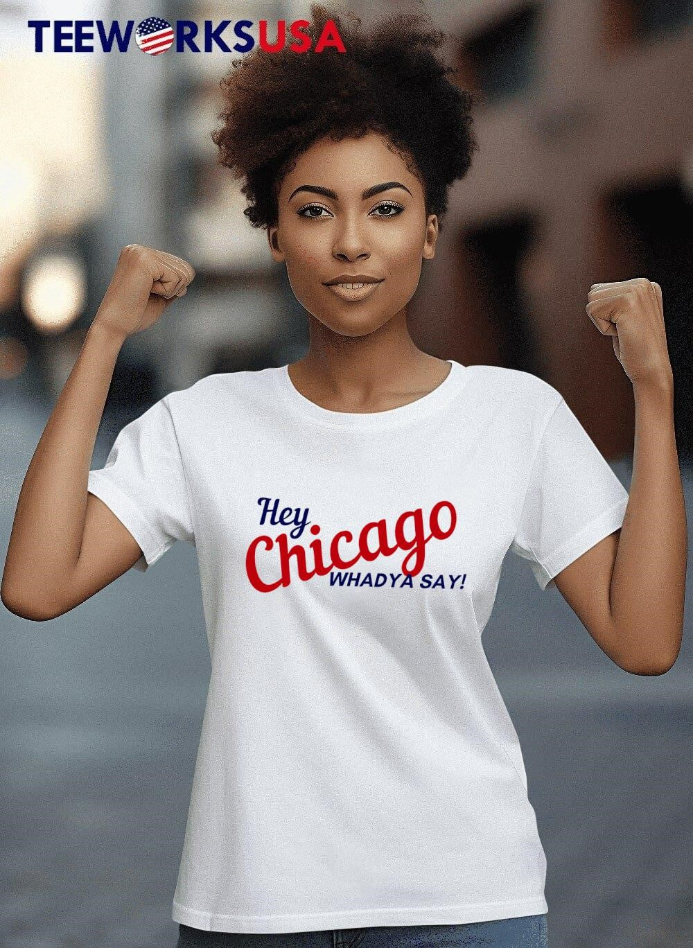 Hey Chicago whaddya say - Adult & Kids T-Shirts, Sweatshirts & Hoodies apparel design preview 8