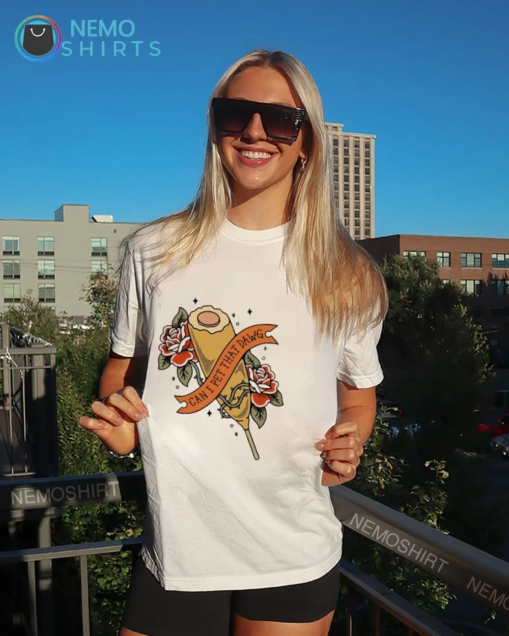 Can I Pet That Dawg Corn Dog Style - Adult & Kids T-Shirts, Sweatshirts & Hoodies apparel design preview 7