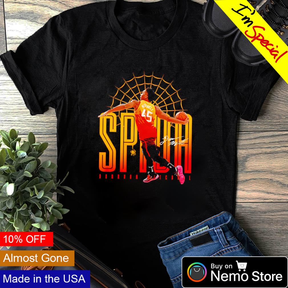 Utah Jazz Donovan Mitchell Spinda signature - Adult & Kids T-Shirts, Sweatshirts & Hoodies apparel design preview 1