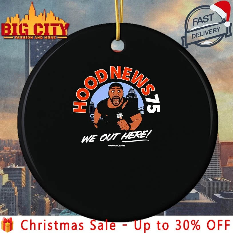 Cincinnati Bengals We Out Here Hood News 75 - Adult & Kids T-Shirts, Sweatshirts & Hoodies apparel design preview 3