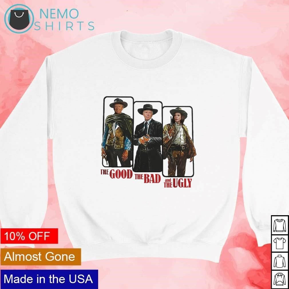 The good bad and ugly Trump Biden Harris - Adult & Kids T-Shirts, Sweatshirts & Hoodies apparel design preview 4