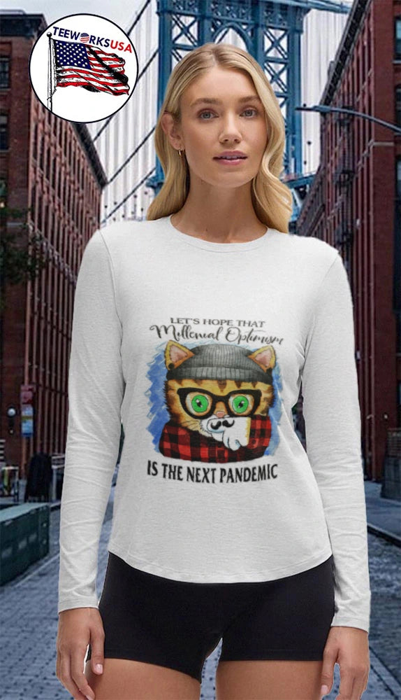 Let's Hope That Millenial Optimism Is The Next - Adult & Kids T-Shirts, Sweatshirts & Hoodies apparel design preview 4