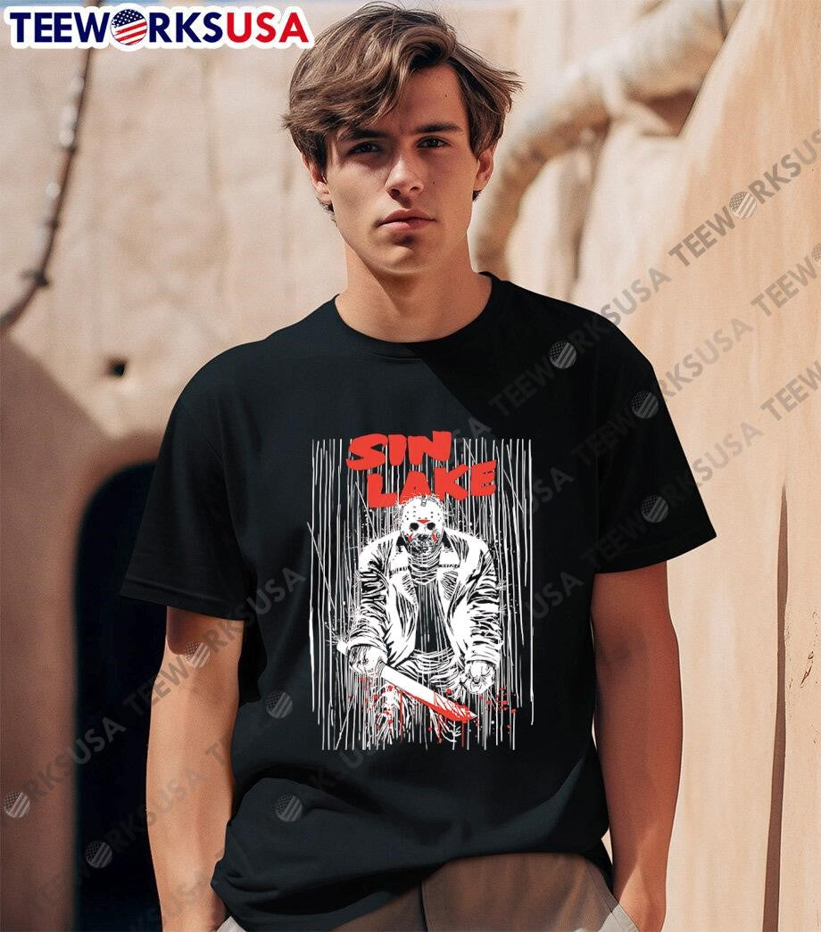 Jason Voorhees Sin Lake Halloween - Adult & Kids T-Shirts, Sweatshirts & Hoodies apparel design preview 1