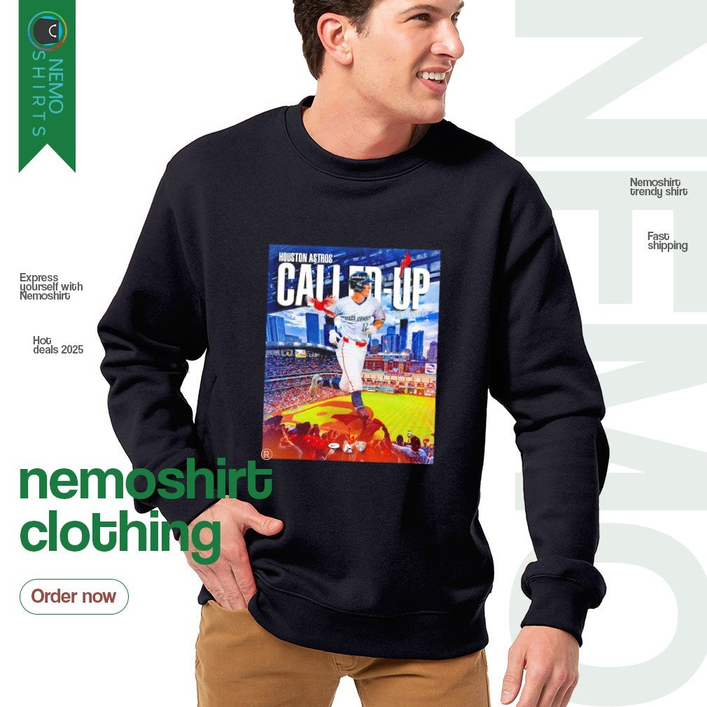 Houston Astros called up Zach Cole - Adult & Kids T-Shirts, Sweatshirts & Hoodies apparel design preview 4