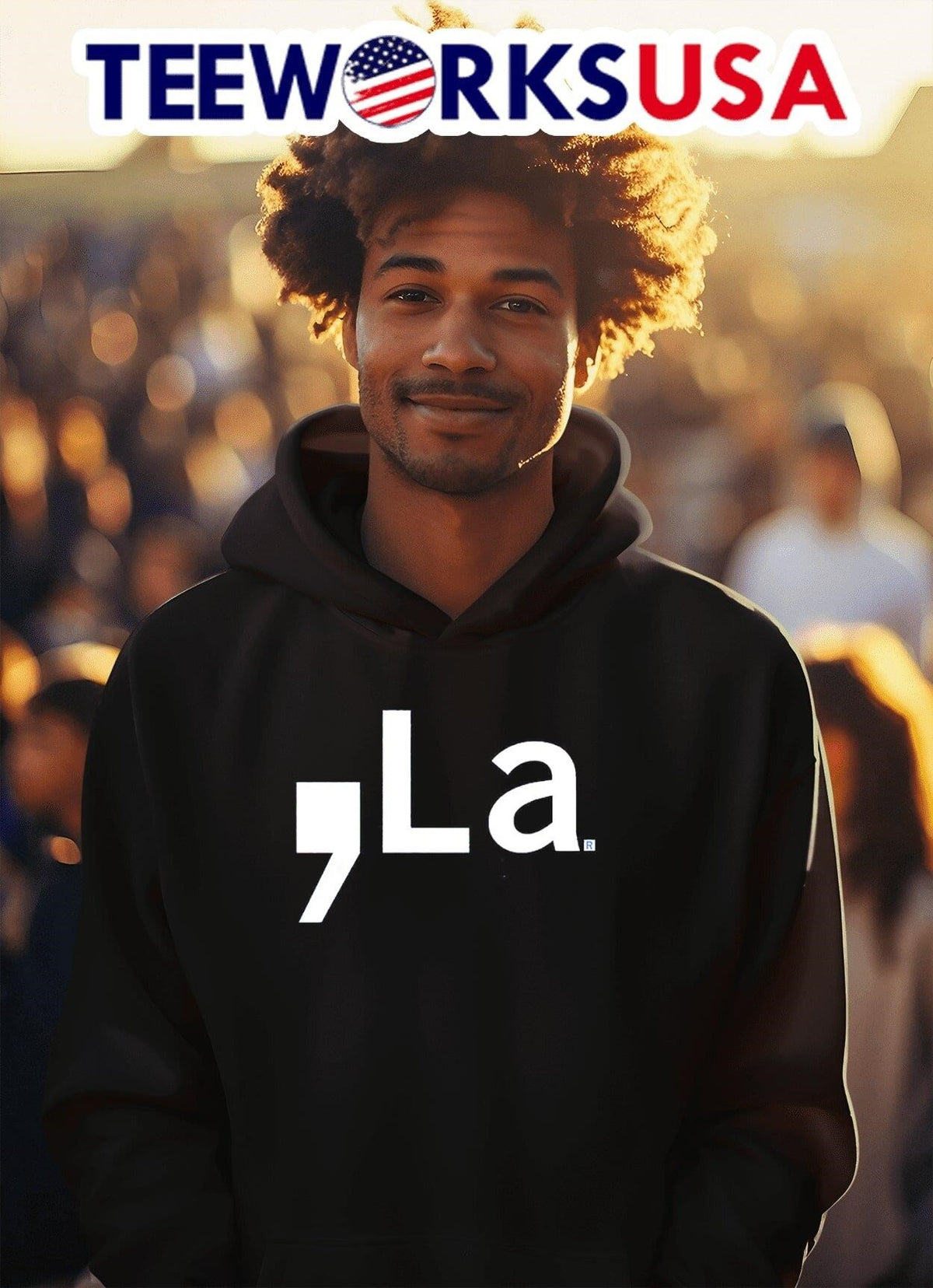 Comma-La Kamala Harris - Adult & Kids T-Shirts, Sweatshirts & Hoodies apparel design preview 2