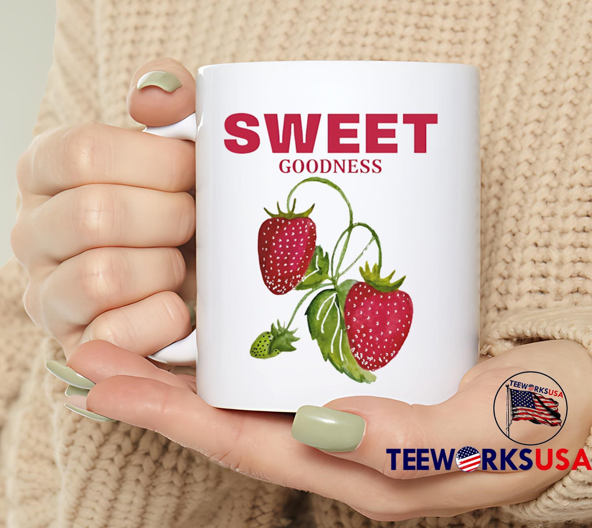Sweet Goodness strawberry - Adult & Kids T-Shirts, Sweatshirts & Hoodies apparel design preview 6