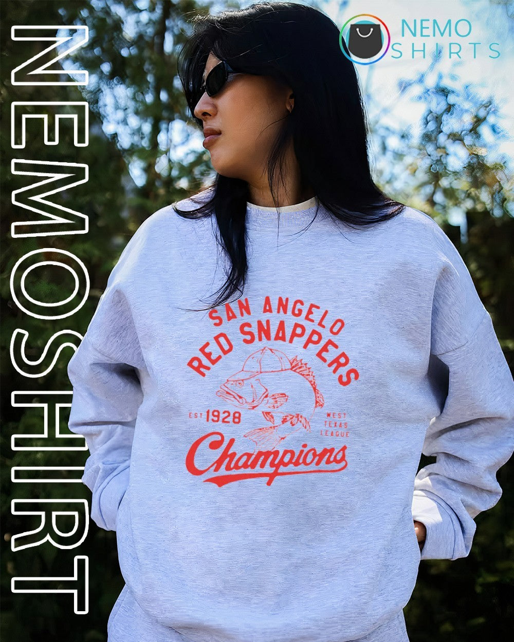 San Angelo Red Snappers champions est 1928 West Texas - Adult & Kids T-Shirts, Sweatshirts & Hoodies apparel design preview 2