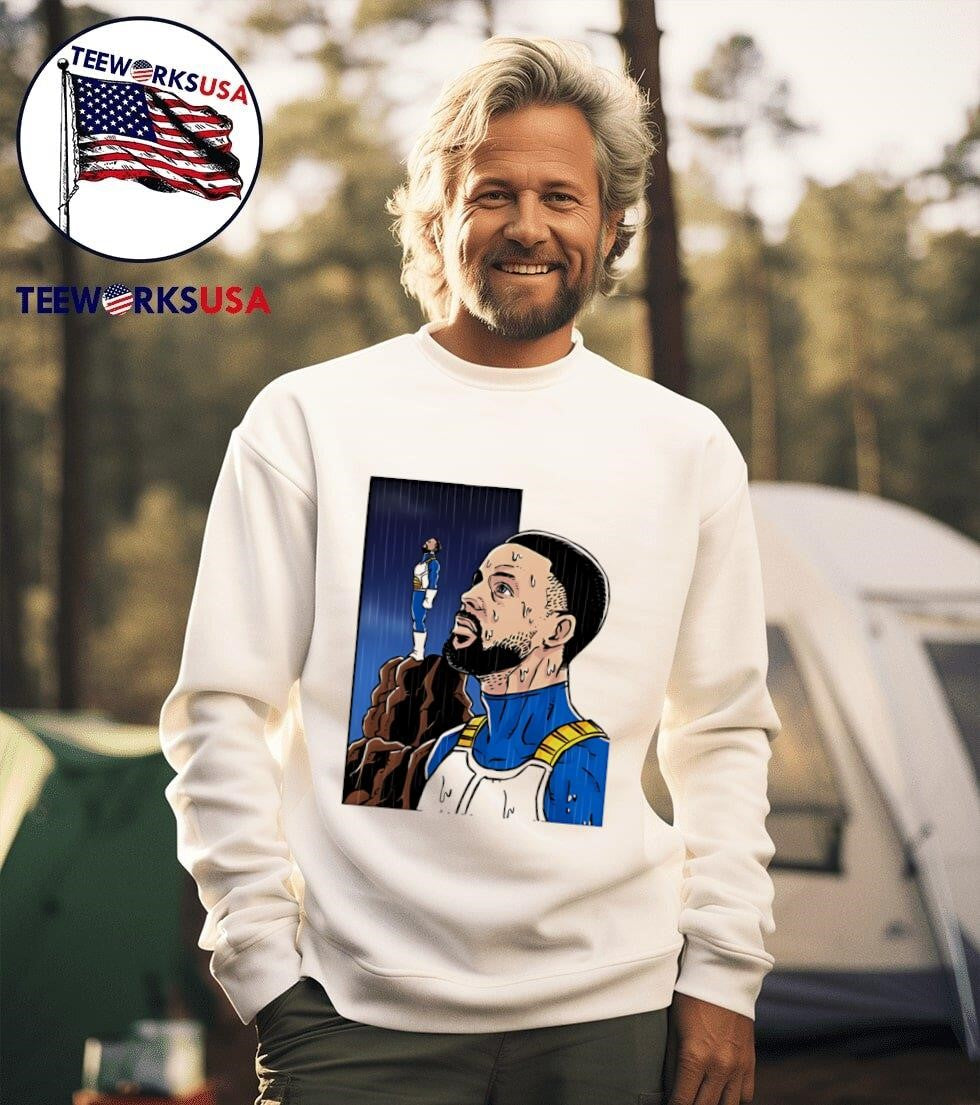 Dragon Ball Z Stephen Curry Vegeta Rainy Day - Adult & Kids T-Shirts, Sweatshirts & Hoodies apparel design preview 3