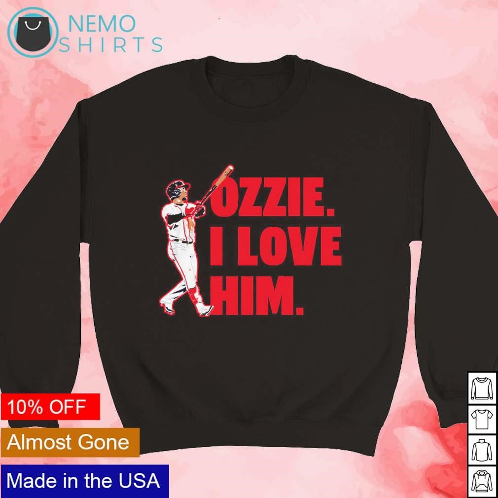 Atlanta Braves Ozzie Albies I love him - Adult & Kids T-Shirts, Sweatshirts & Hoodies apparel design preview 3