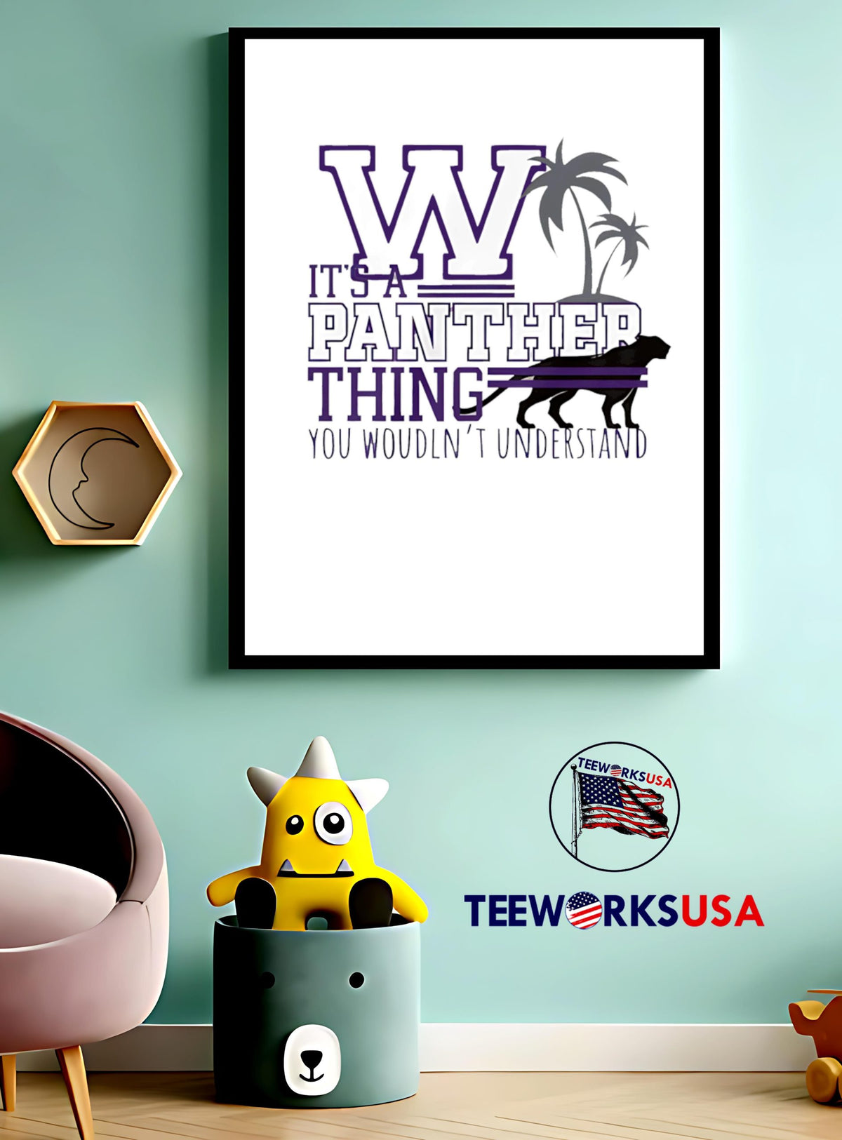 It's A Panther Thing You Wouldn't Understand - Adult & Kids T-Shirts, Sweatshirts & Hoodies apparel design preview 3