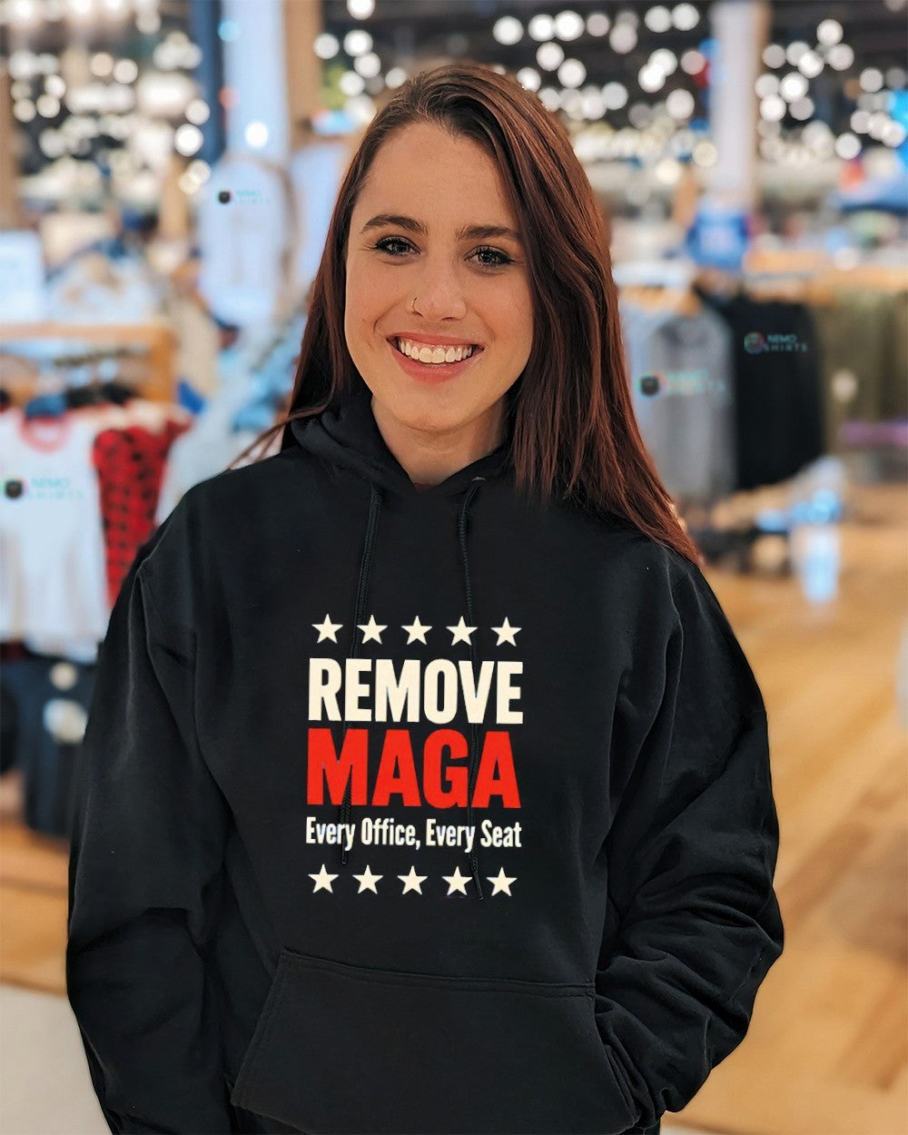 Remove Maga every office seat - Adult & Kids T-Shirts, Sweatshirts & Hoodies apparel design preview 5