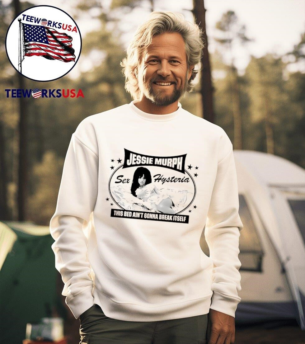 Jessie Murph This Bed Ain't Gonna Break Itself 2025 - Adult & Kids T-Shirts, Sweatshirts & Hoodies apparel design preview 3