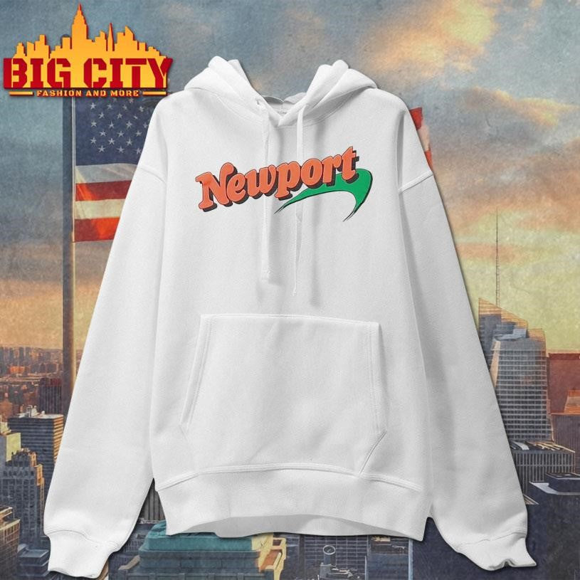 Newport ORANGE TEXT SCREEN STAR - Adult & Kids T-Shirts, Sweatshirts & Hoodies apparel design preview 2