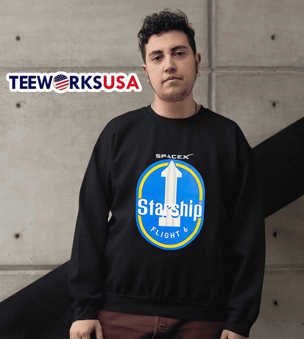 SpaceX Starship Flight 6 - Adult & Kids T-Shirts, Sweatshirts & Hoodies apparel design preview 6