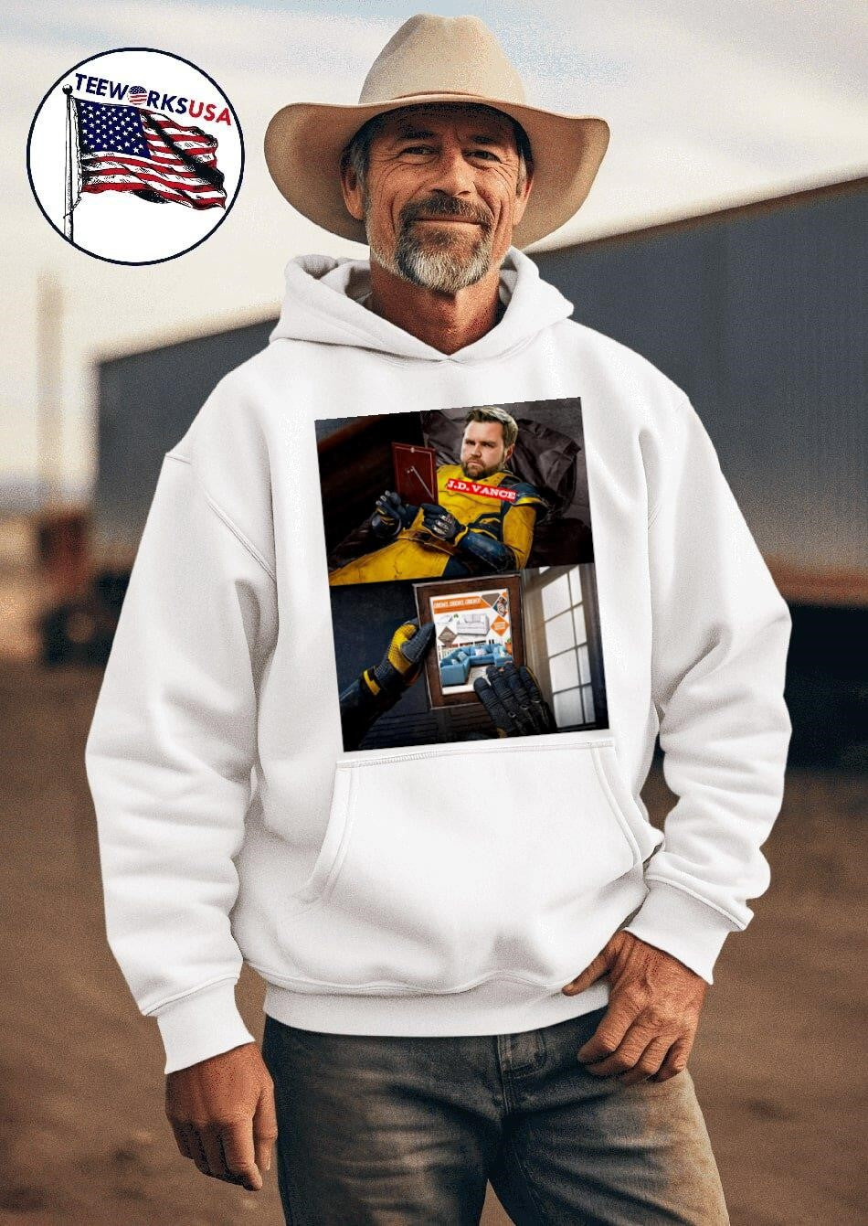 JD Vance miss couches sofa Wolverine meme - Adult & Kids T-Shirts, Sweatshirts & Hoodies apparel design preview 2