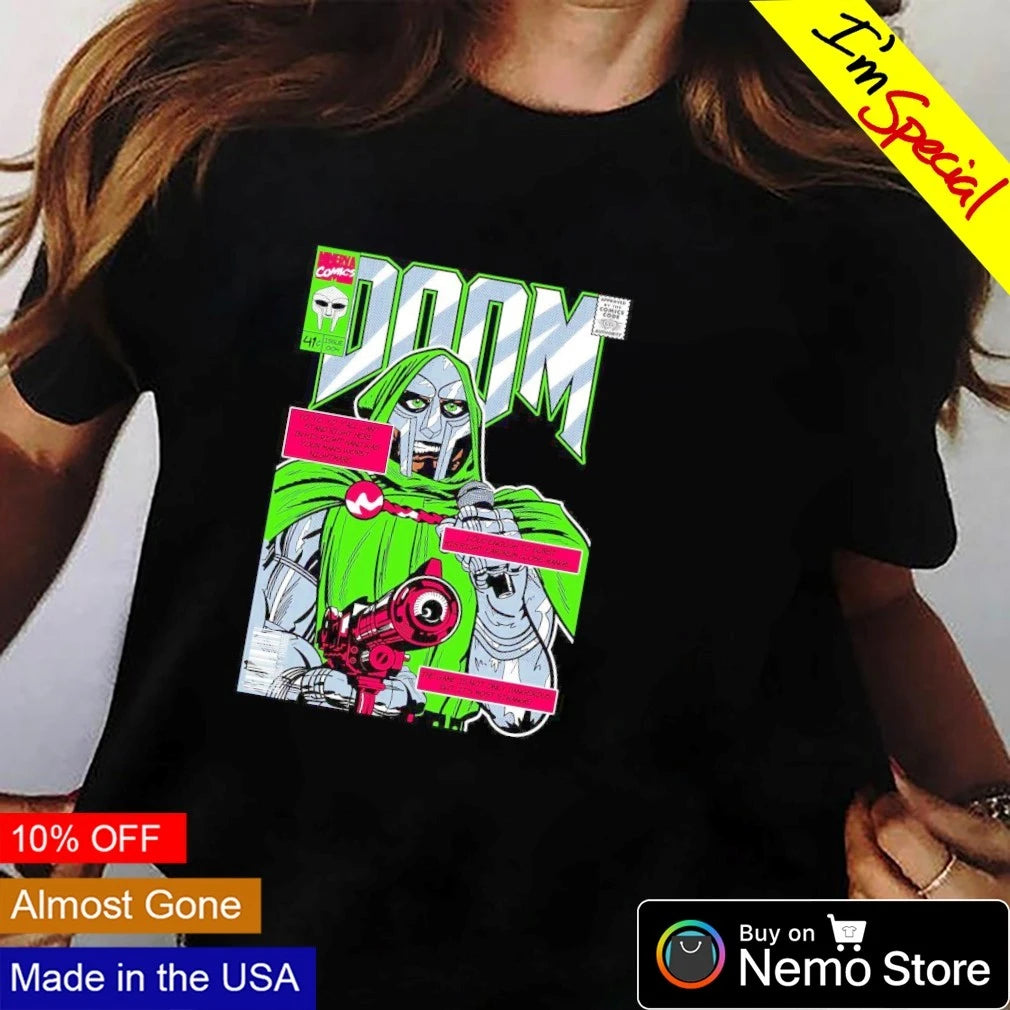 MF Doom Minerva Comics Issue 004 Cover - Adult & Kids T-Shirts, Sweatshirts & Hoodies apparel design preview 3