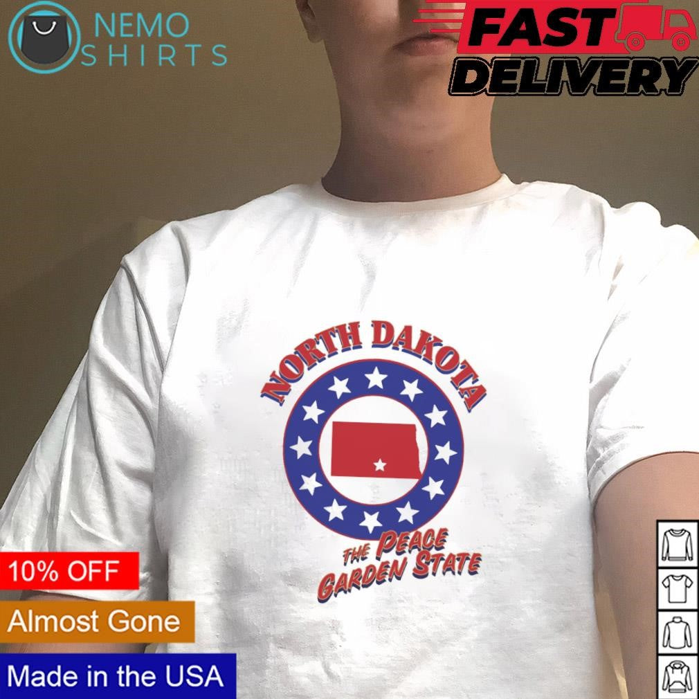 North Dakota the peace garden state - Adult & Kids T-Shirts, Sweatshirts & Hoodies apparel design preview 1