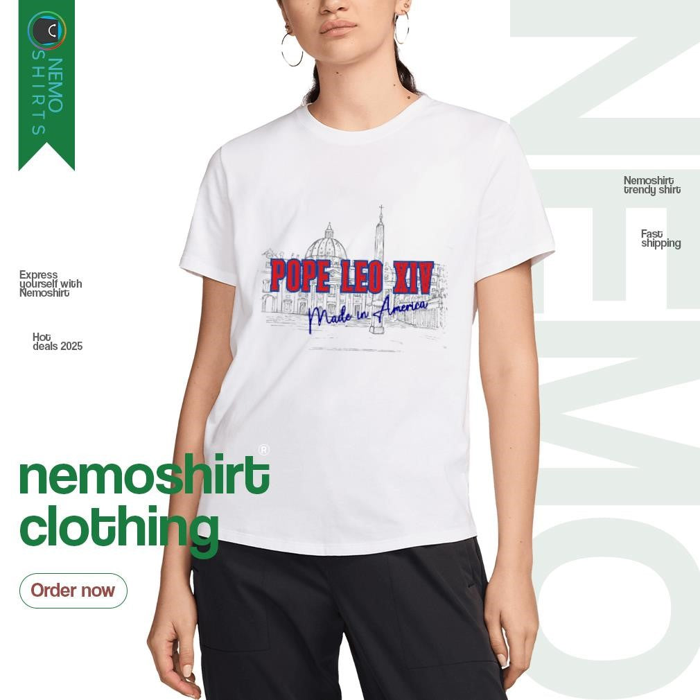 Pope Leo XIV made in America church - Adult & Kids T-Shirts, Sweatshirts & Hoodies apparel design preview 3