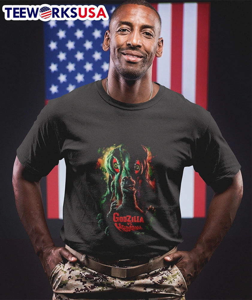 Godzilla Vs Hedorah And - Adult & Kids T-Shirts, Sweatshirts & Hoodies apparel design preview 1