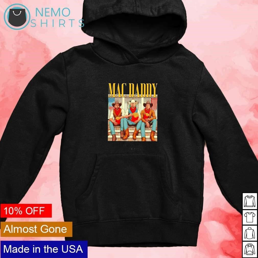 McDaddy Trump Vance Elon fries McDonalds - Adult & Kids T-Shirts, Sweatshirts & Hoodies apparel design preview 2