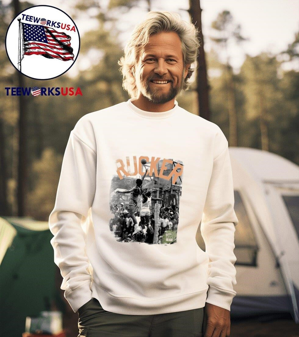 Rucker Park x SLAM photo - Adult & Kids T-Shirts, Sweatshirts & Hoodies apparel design preview 3