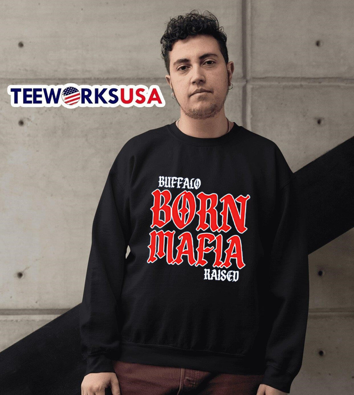 Buffalo Born Mafia - Adult & Kids T-Shirts, Sweatshirts & Hoodies apparel design preview 6