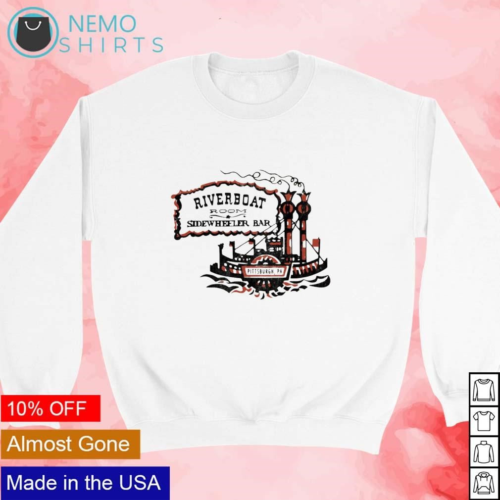 Riverboat room sidewheeler bar Pittsburgh PA - Adult & Kids T-Shirts, Sweatshirts & Hoodies apparel design preview 3
