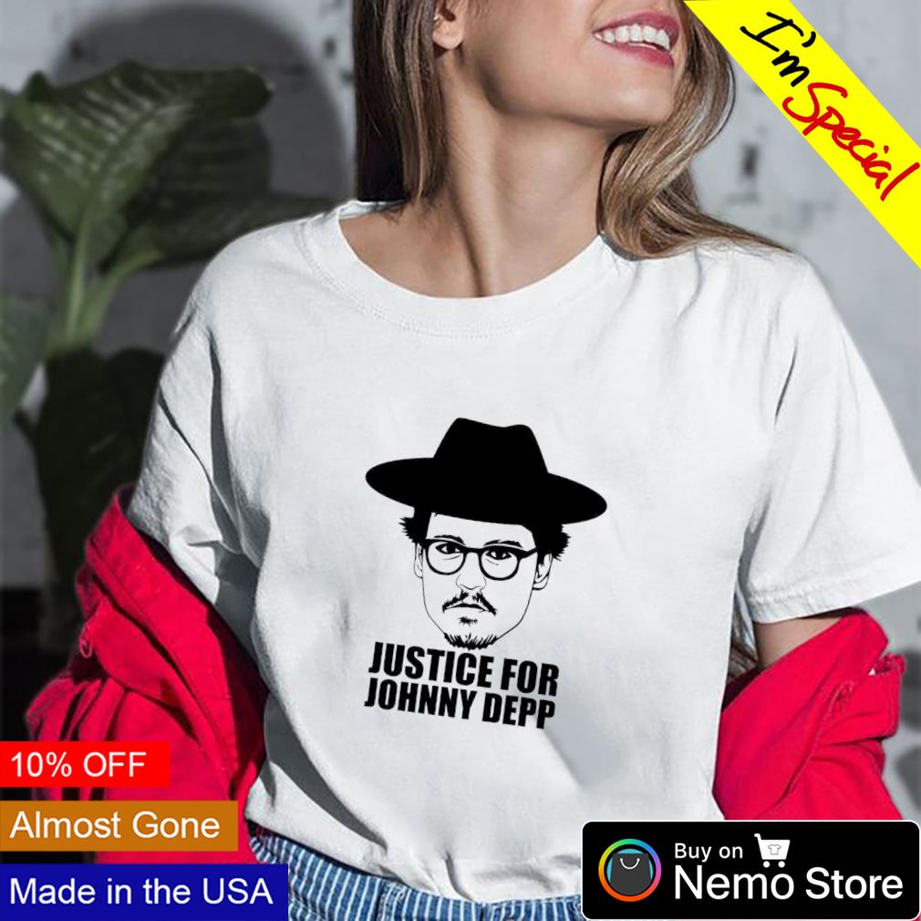 Justice for Johnny Depp - Adult & Kids T-Shirts, Sweatshirts & Hoodies apparel design preview 2