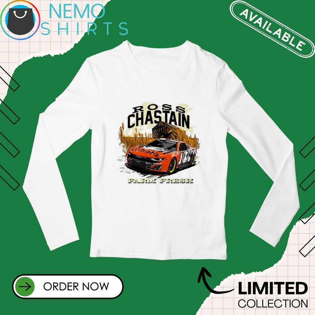 Ross Chastain Kubota farm fresh - Adult & Kids T-Shirts, Sweatshirts & Hoodies apparel design preview 3