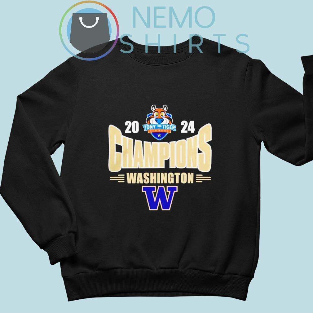 Tony The Tiger Sun Bowl champions 2024 Washington - Adult & Kids T-Shirts, Sweatshirts & Hoodies apparel design preview 4