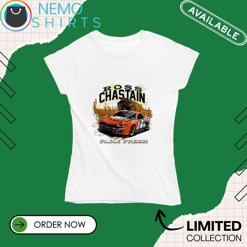 Ross Chastain Kubota farm fresh - Adult & Kids T-Shirts, Sweatshirts & Hoodies apparel design preview 4