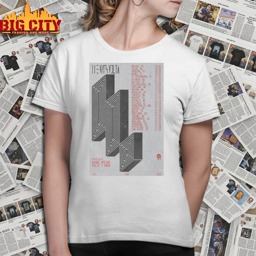 2025 The Mars Volta North America Tour Poster - Adult & Kids T-Shirts, Sweatshirts & Hoodies apparel design preview 3