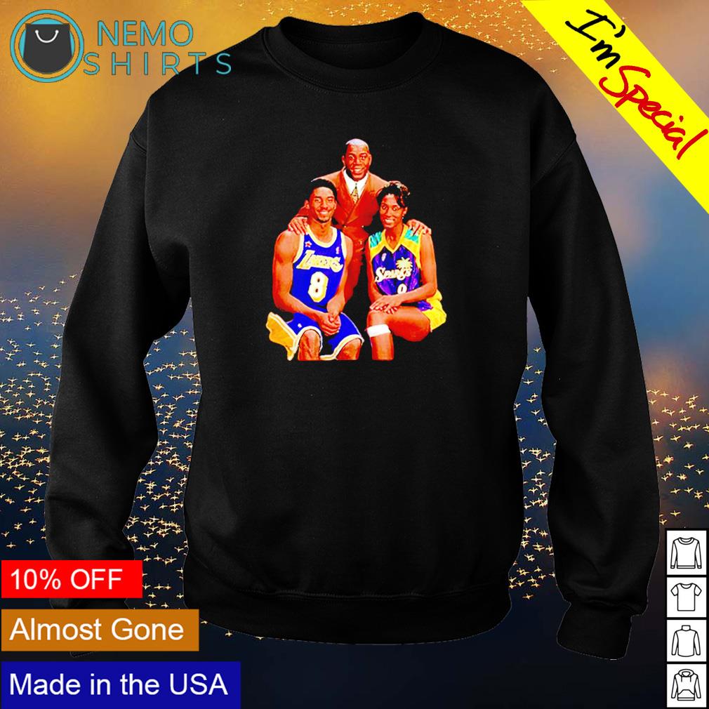 Kobe Bryant magic Johnson and Lisa - Adult & Kids T-Shirts, Sweatshirts & Hoodies product image 4