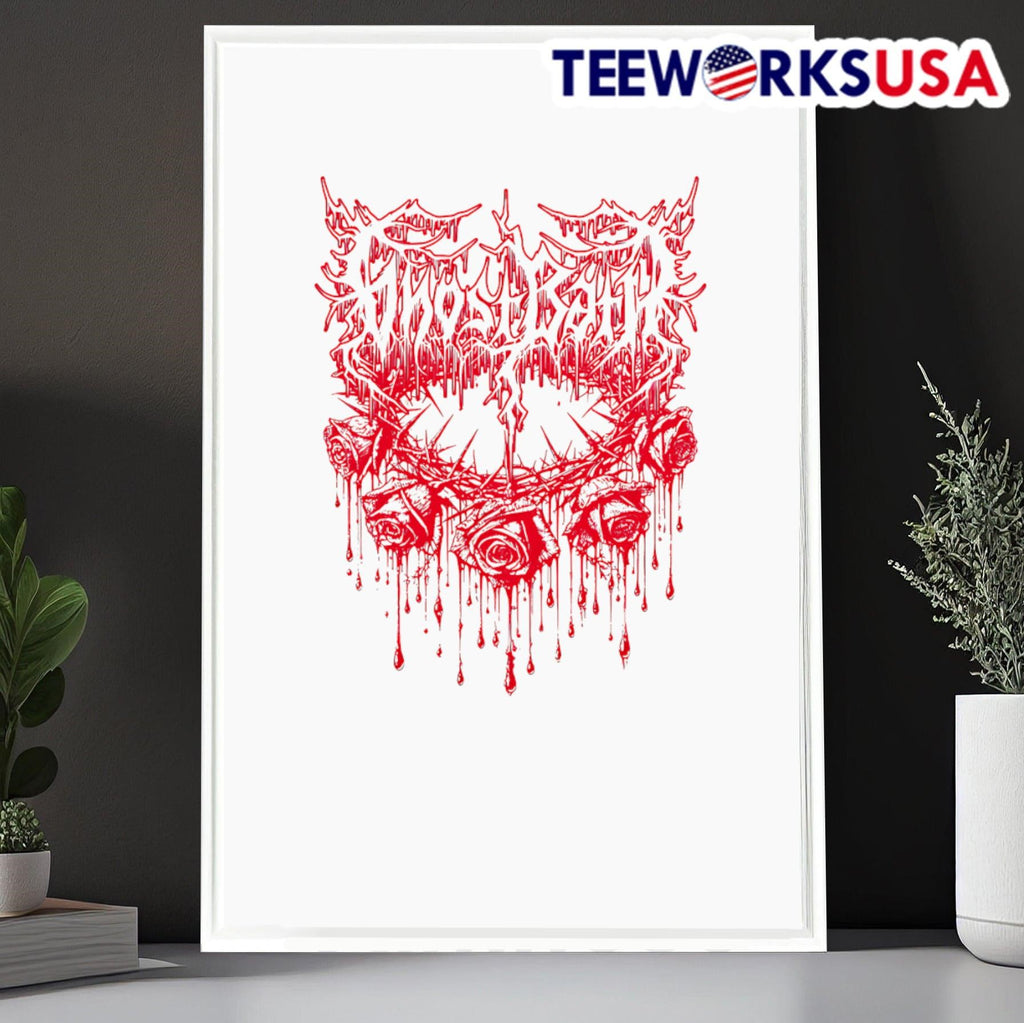 Ghost Bath Rose Thorn illustration - Adult & Kids T-Shirts, Sweatshirts & Hoodies apparel design preview 6