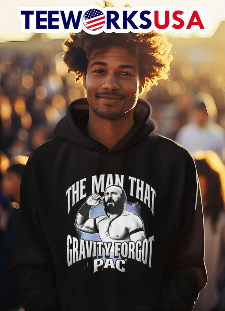 The MAN That Gravity Forgot PAC - Adult & Kids T-Shirts, Sweatshirts & Hoodies apparel design preview 3