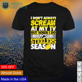 I don't always scream at my TV but when do it's - Adult & Kids T-Shirts, Sweatshirts & Hoodies apparel design preview 1