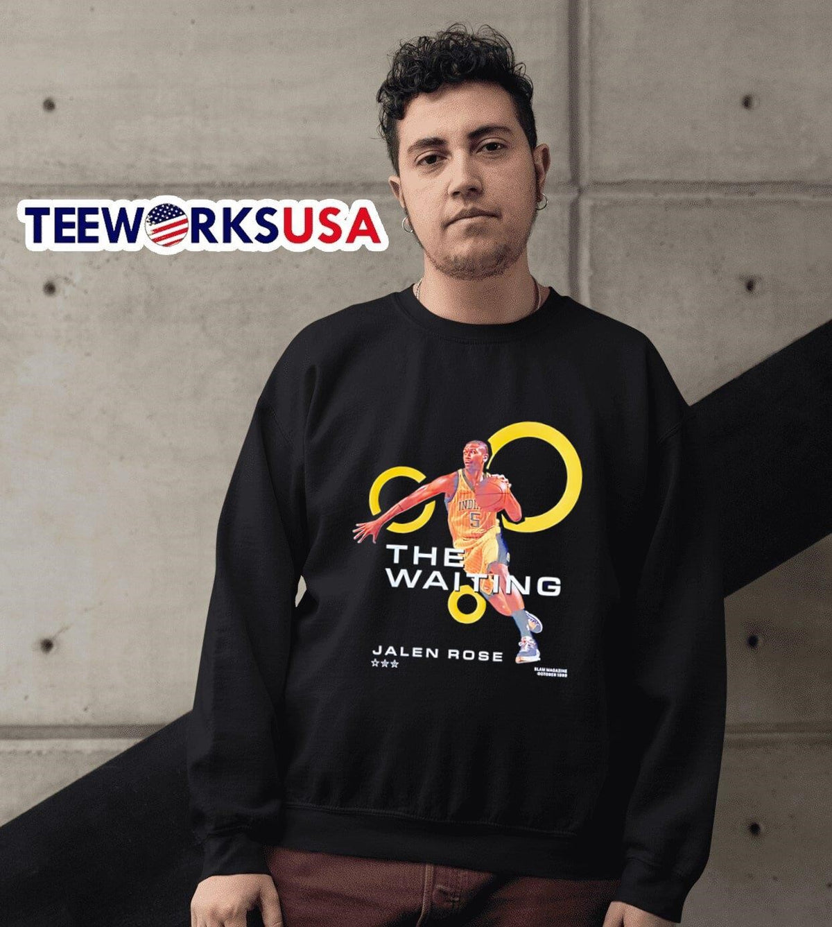 Slam Jalen Rose the waiting - Adult & Kids T-Shirts, Sweatshirts & Hoodies apparel design preview 6