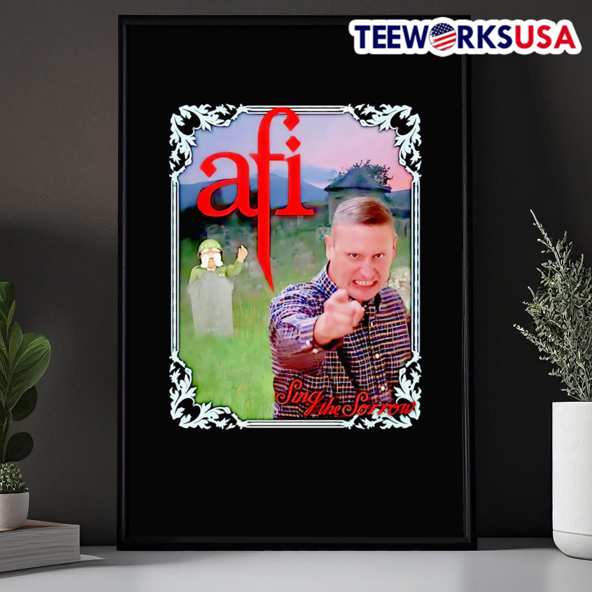 Afi sing the sorrow - Adult & Kids T-Shirts, Sweatshirts & Hoodies apparel design preview 5