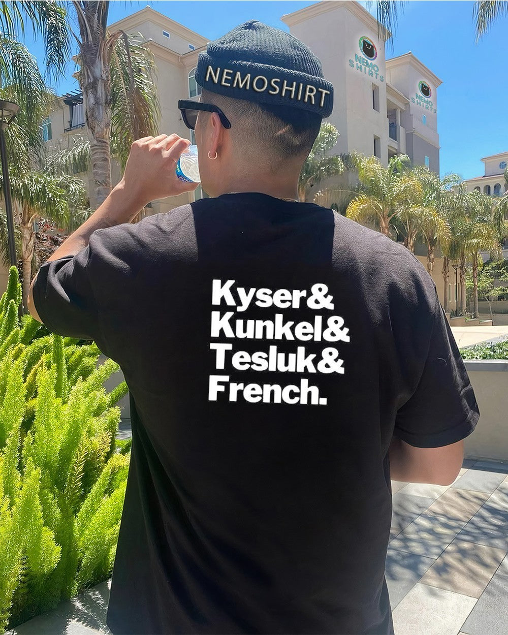 Kyser Kunkel Tesluk French - Adult & Kids T-Shirts, Sweatshirts & Hoodies apparel design preview 4