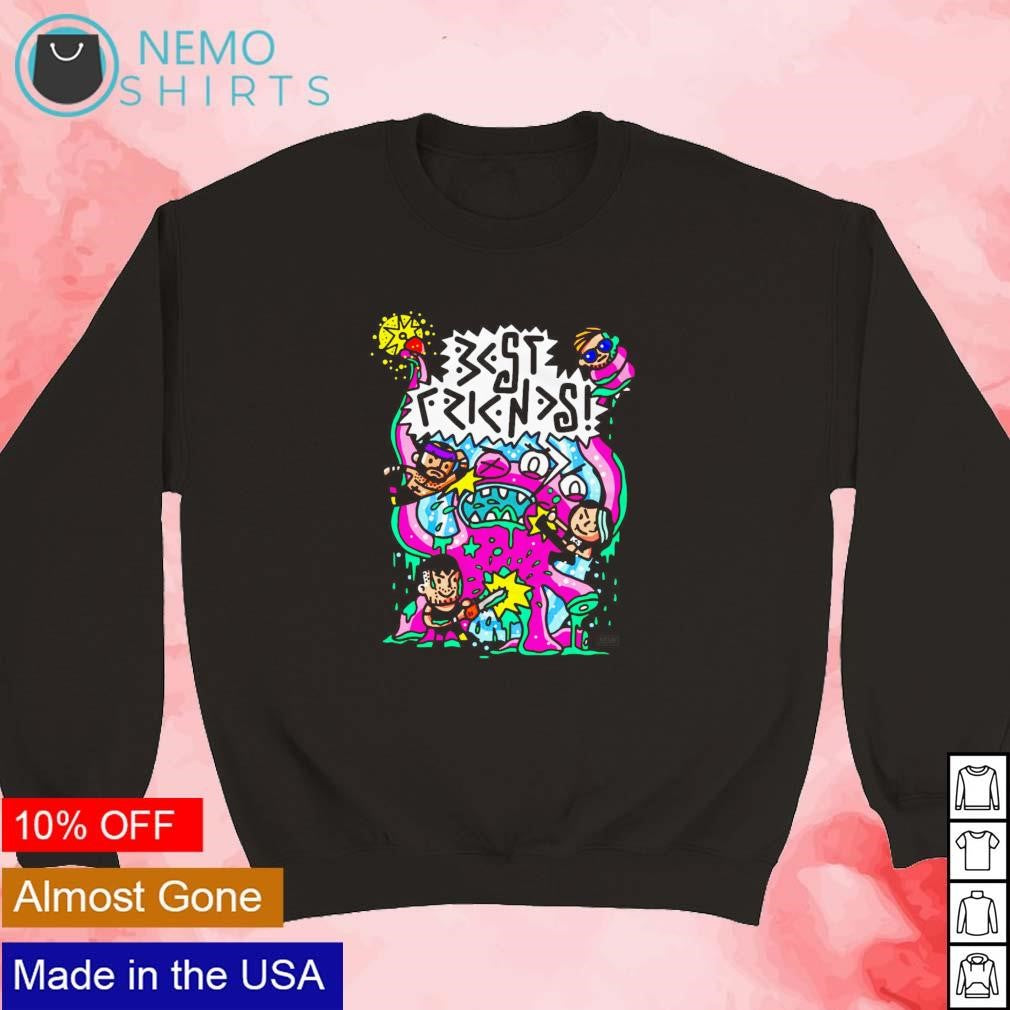 Best Friends Kris Statlander and Orange Cassidy - Adult & Kids T-Shirts, Sweatshirts & Hoodies apparel design preview 3