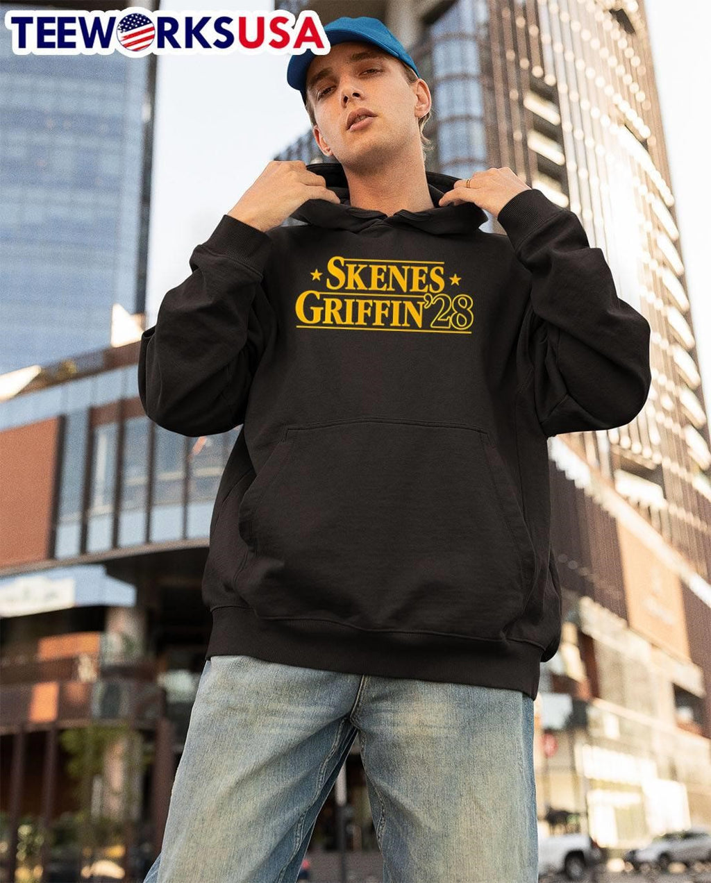 Skenes Griffin '28 Style - Adult & Kids T-Shirts, Sweatshirts & Hoodies apparel design preview 3