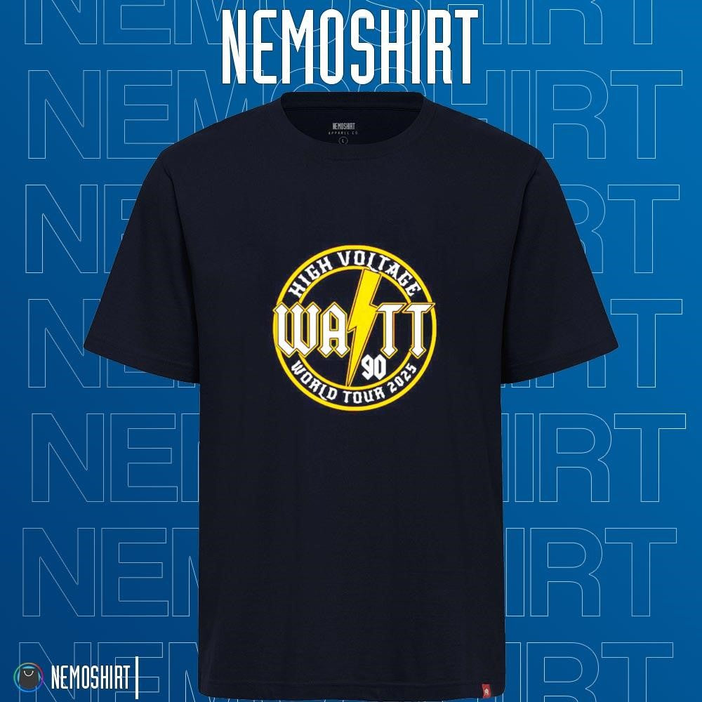 TJ Watt 90 high voltage 2025 world tour - Adult & Kids T-Shirts, Sweatshirts & Hoodies apparel design preview 1