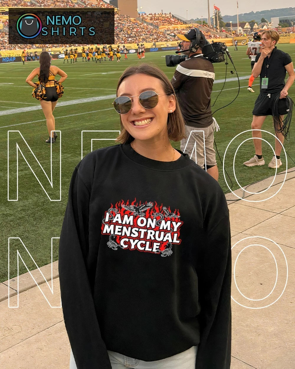 I Am On My Menstruation Cycle - Adult & Kids T-Shirts, Sweatshirts & Hoodies apparel design preview 6