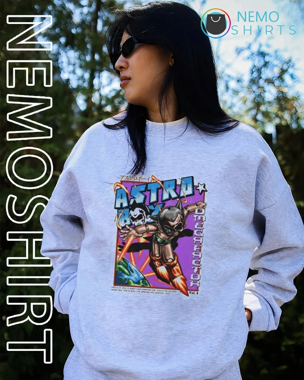 Astro Boy Omega Factor Vol 4 This Is My Destiny - Adult & Kids T-Shirts, Sweatshirts & Hoodies apparel design preview 2