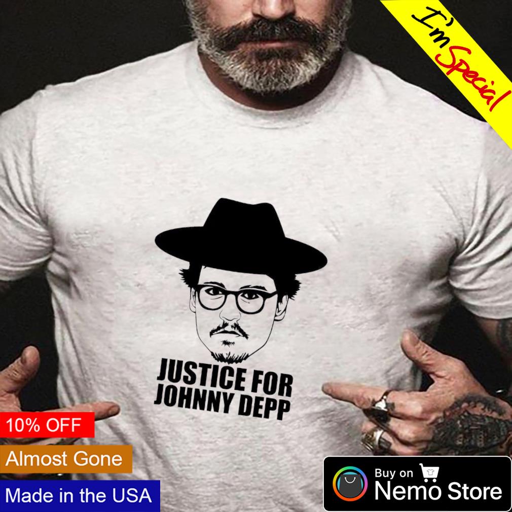 Justice for Johnny Depp - Adult & Kids T-Shirts, Sweatshirts & Hoodies apparel design preview 4