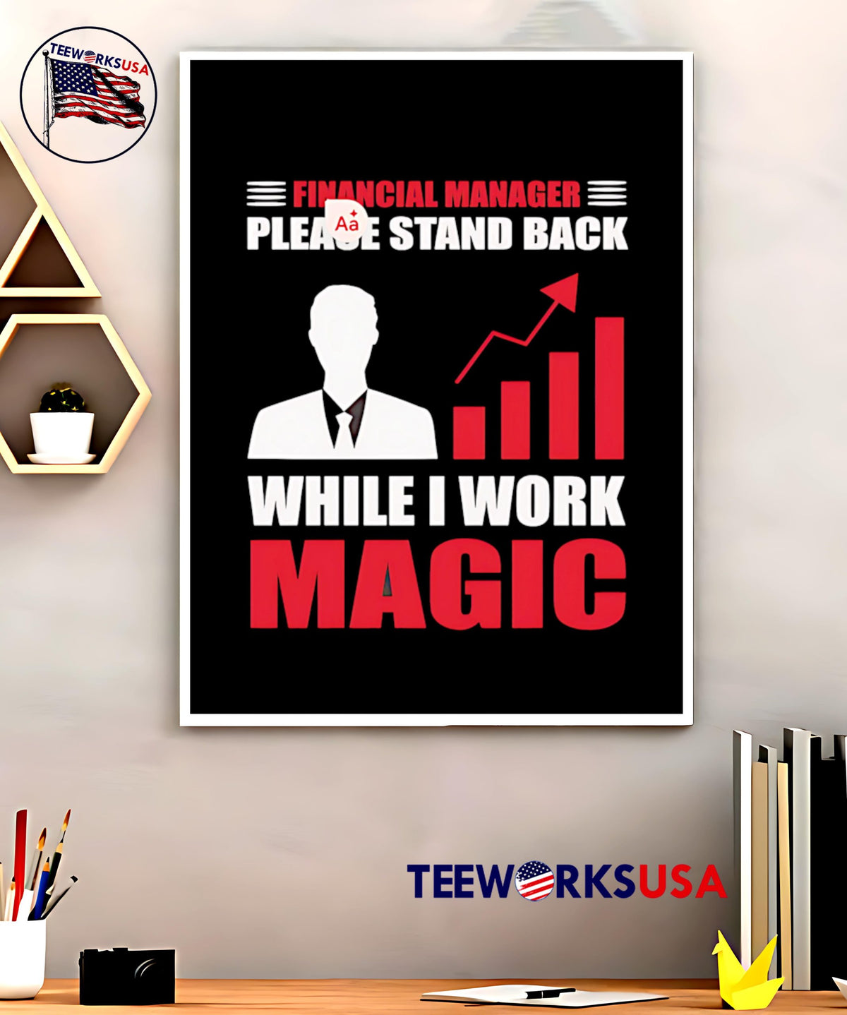 Financial Manager Please Stand Back While I Work - Adult & Kids T-Shirts, Sweatshirts & Hoodies apparel design preview 5