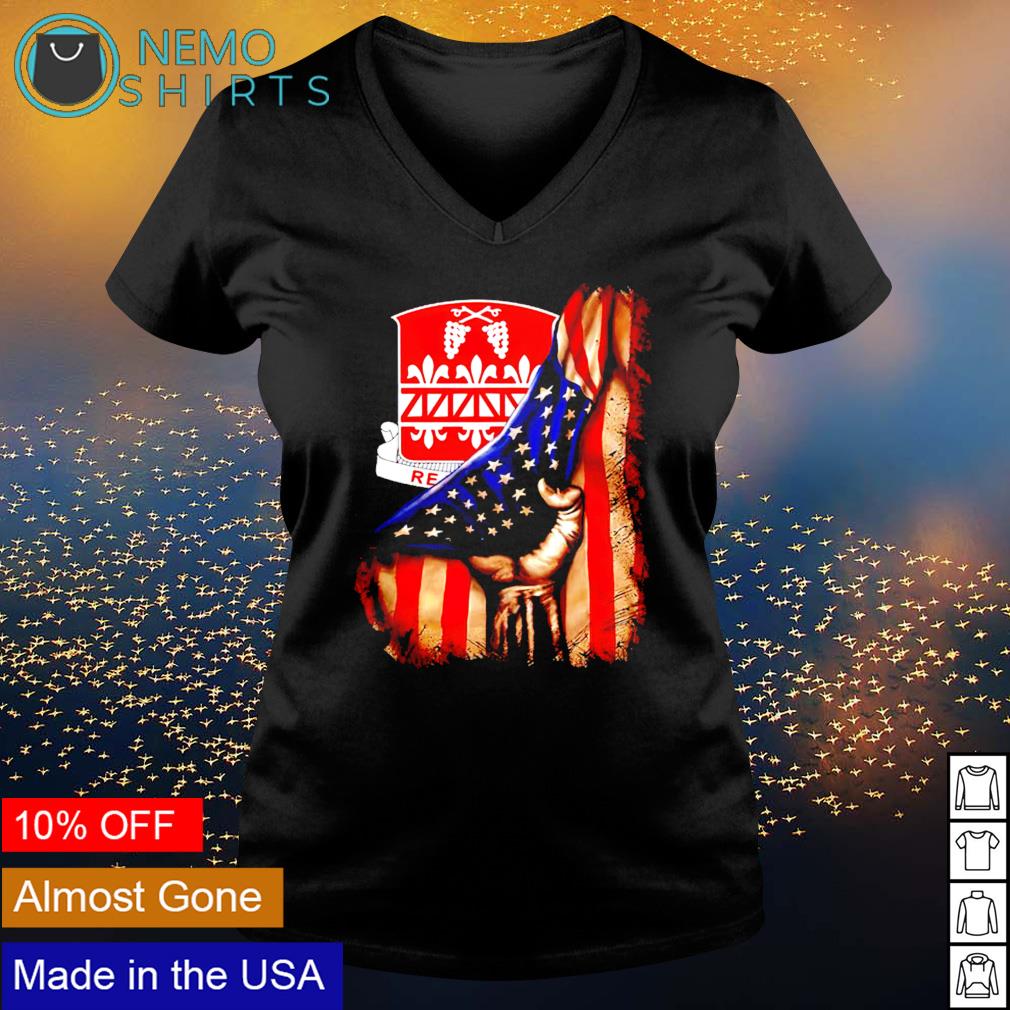 926th Engineer Battalion American flag - Adult & Kids T-Shirts, Sweatshirts & Hoodies apparel design preview 5
